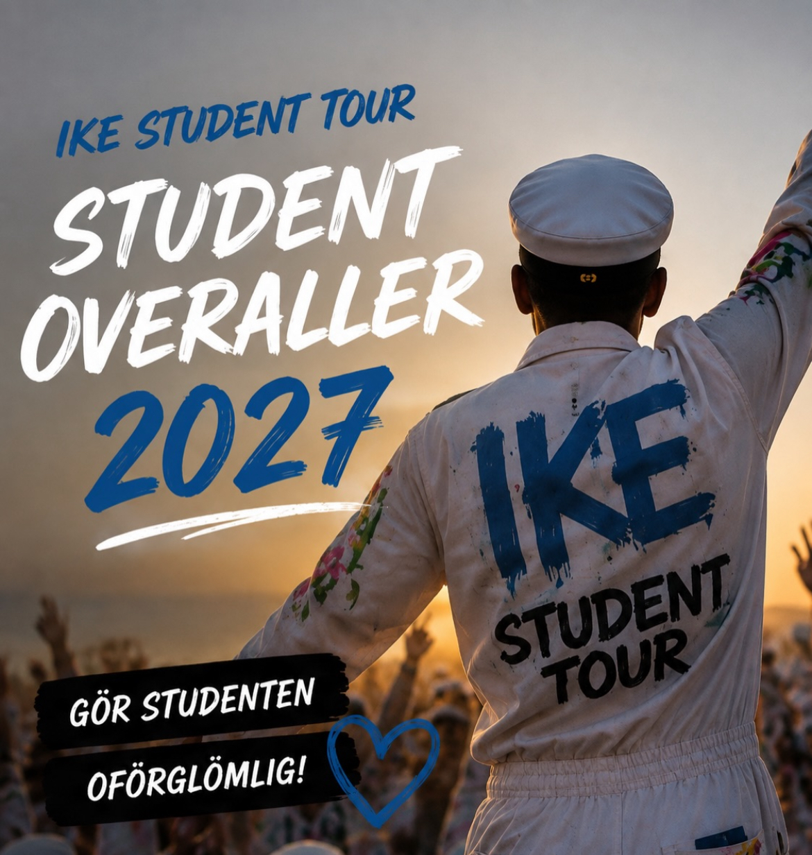 Kampanjbild: IKE Student Tour studentoveraller 2027